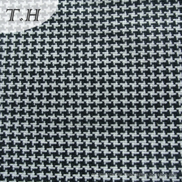 Balck and White Woven Check Sofa Fabric